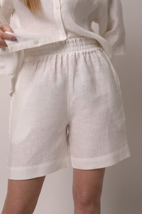 Linen shorts