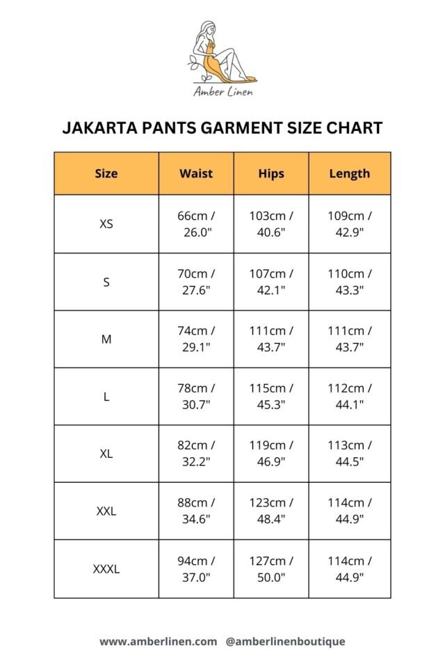 JAKARTA-pants-garment-size-chart