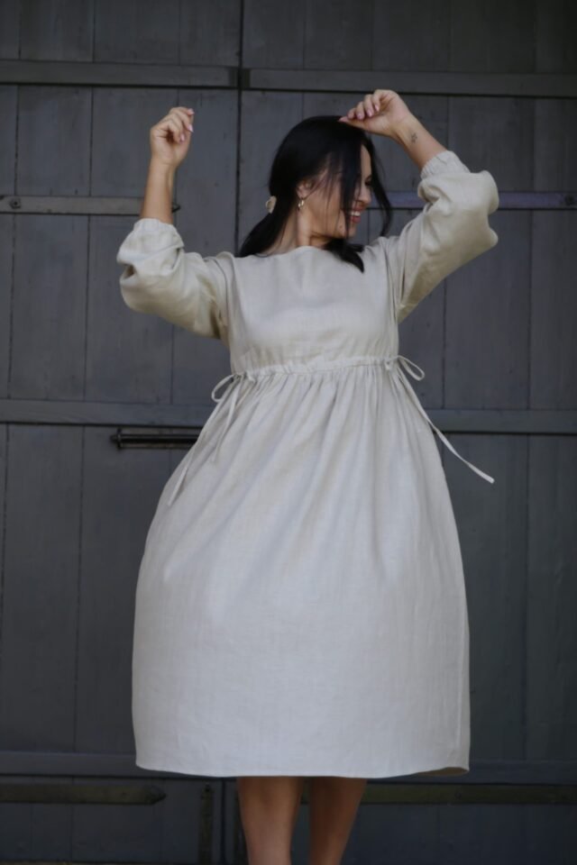 Long linen dress Verona i