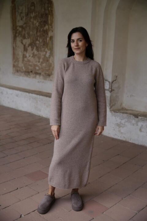 knitted wool dress (2)