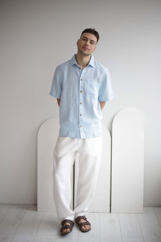 Summer linen outfit for man