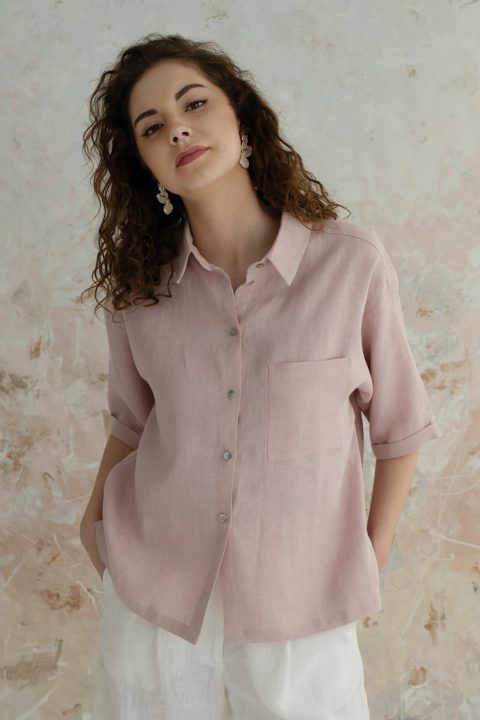 womens-dusty-pink-linen-shirt-loose-fit