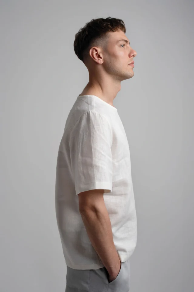 PANAMA-linen-tshit-for-men-in-white-1.