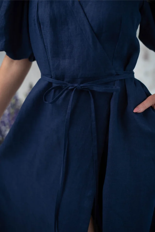 Ronda-Linen-wrap-dress-in-navy-blue-1